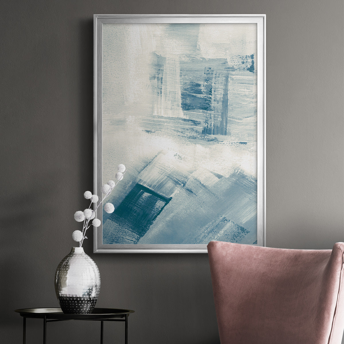 Wind Blown II - Modern Framed Canvas Print