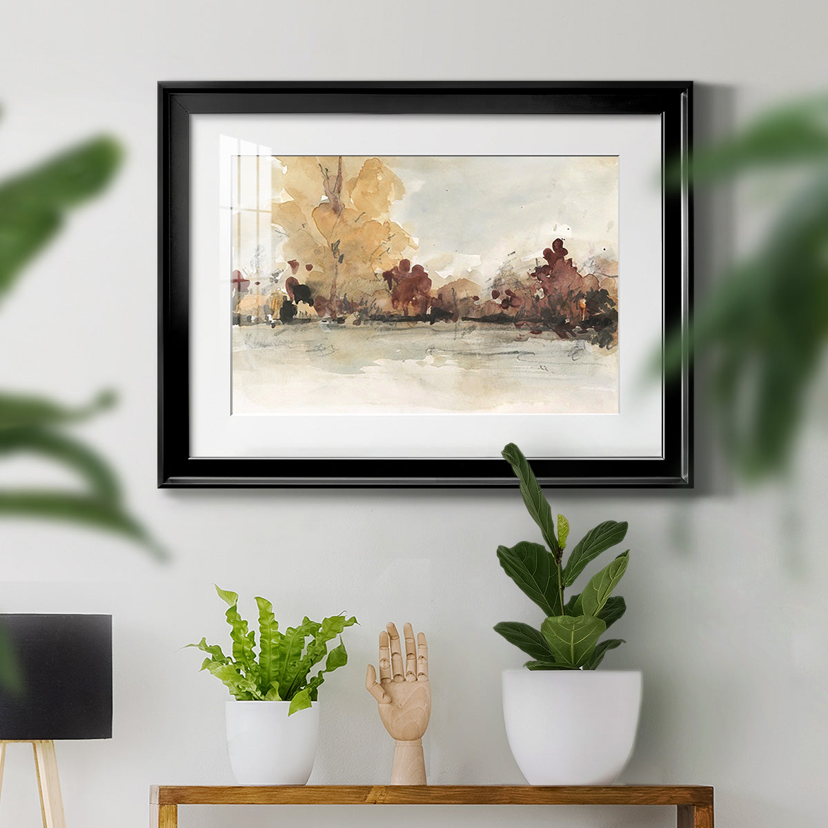 The Autumn View I Premium Framed Print - Ready to Hang