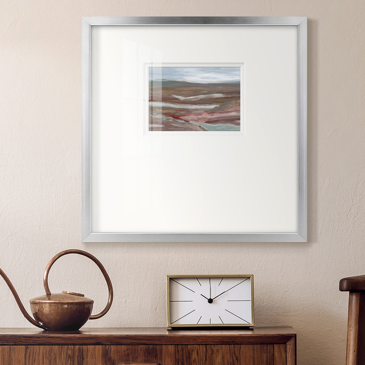 Valley of Fall Premium Framed Print Double Matboard