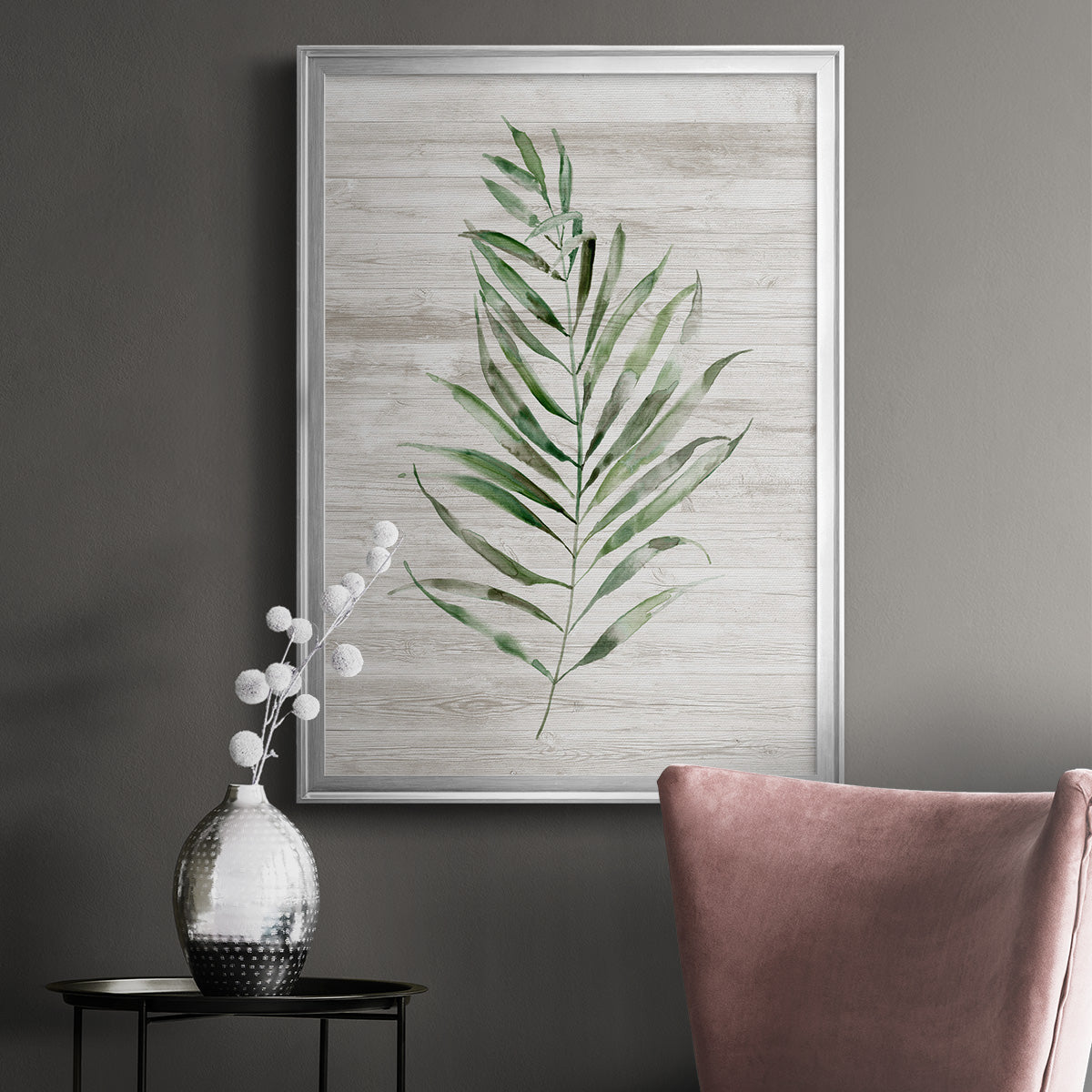 Tropic Frond II - Modern Framed Canvas Print