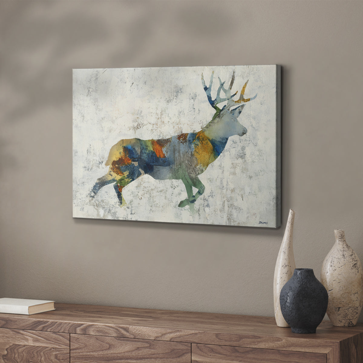 Deer Totem - Canvas Art Print