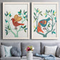 Whitty Bird I - Premium Framed Canvas 2 Piece Set - Ready to Hang