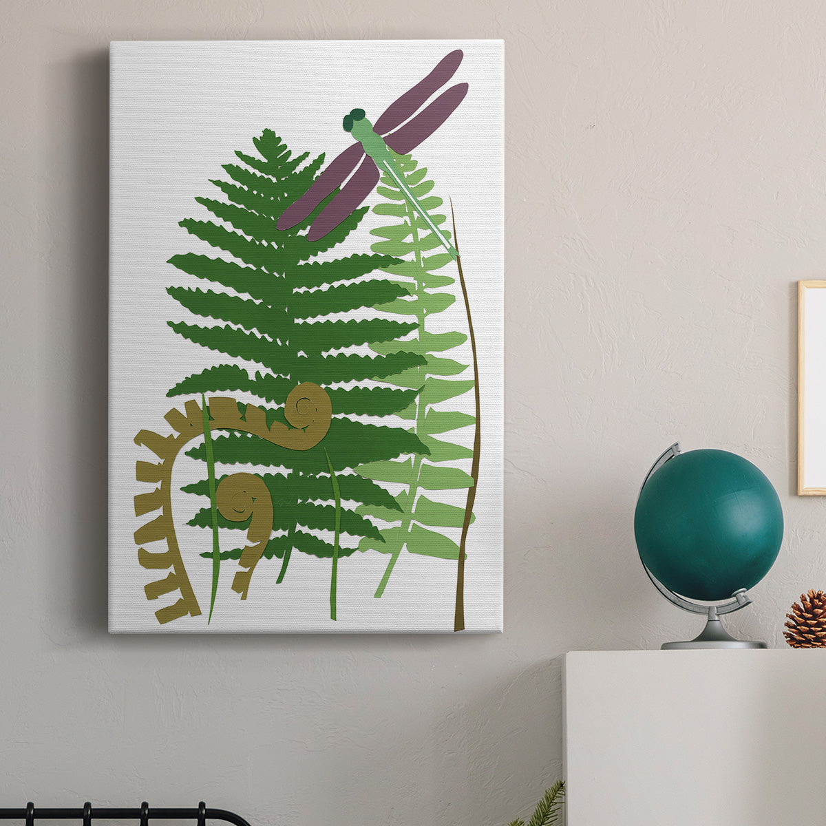 Fern Fantasy Garden II - Canvas Art Print