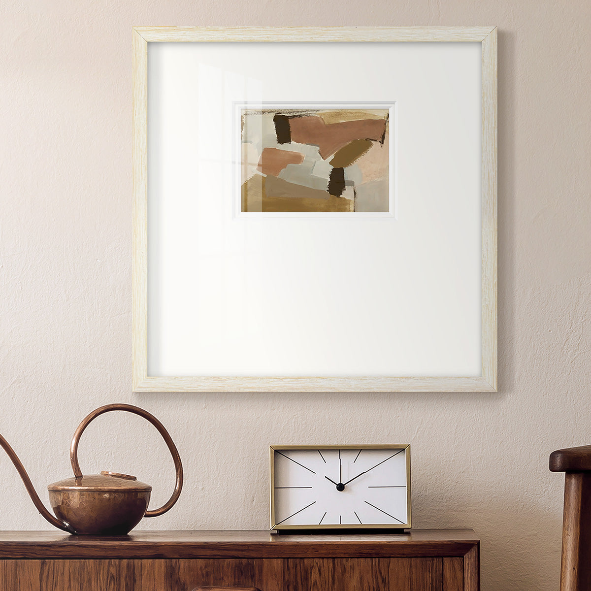 Almondine II Premium Framed Print Double Matboard