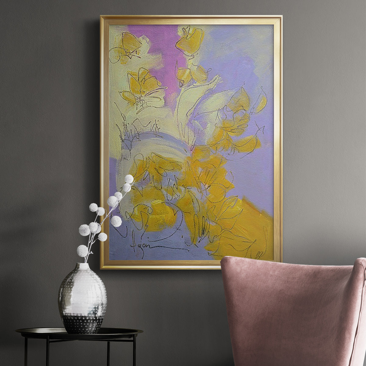 Free Bird - Modern Framed Canvas Print
