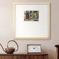 Tuscan Courtyard Premium Framed Print Double Matboard