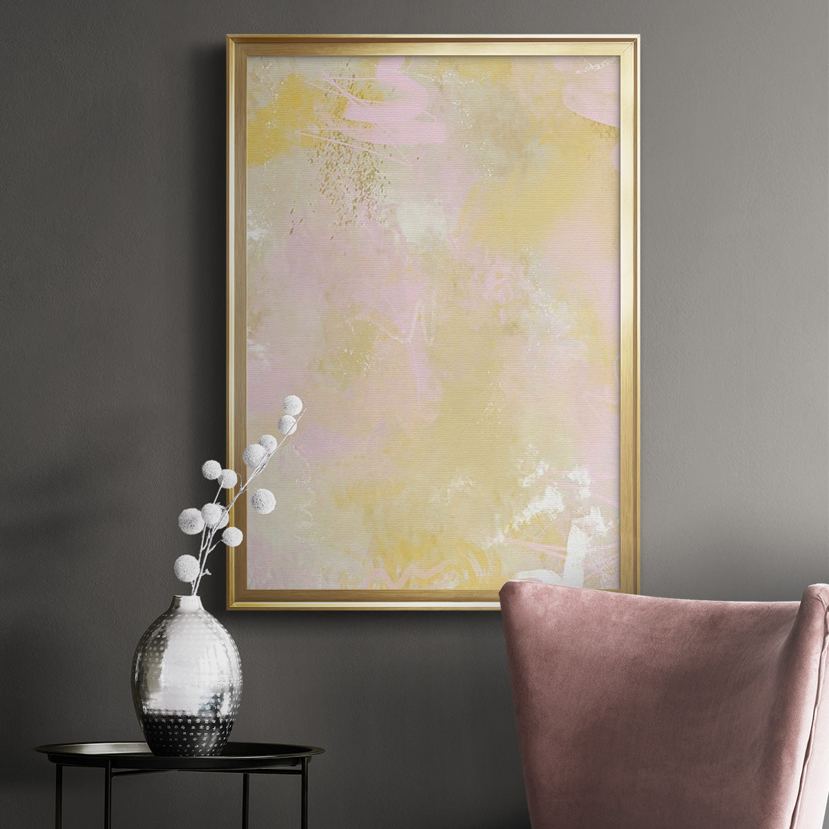 Lily's Laugh II - Modern Framed Canvas Print