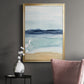 Watercolor Ocean Horizon II - Modern Framed Canvas Print