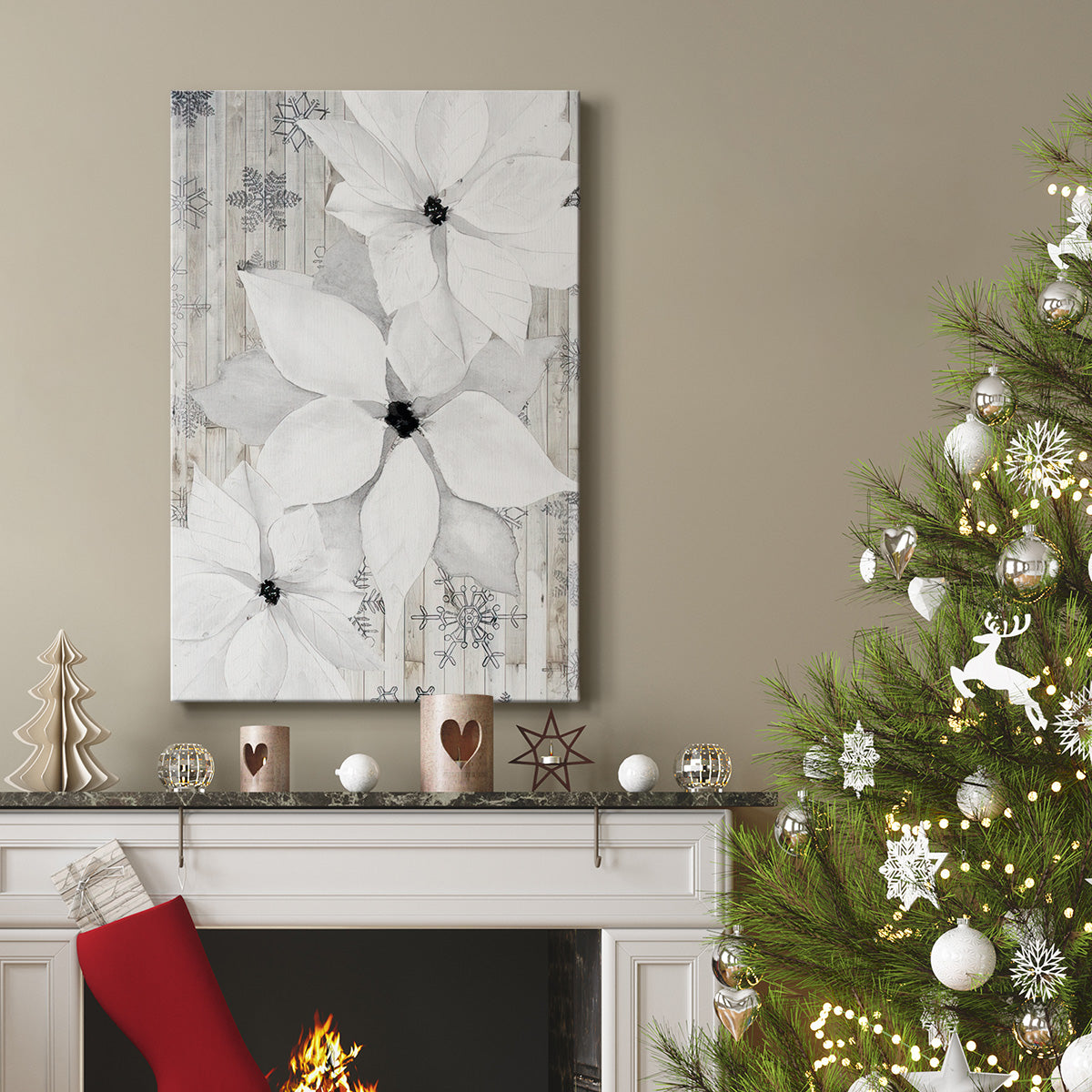 Sophisticated Christmas Collection F - Gallery Wrapped Canvas