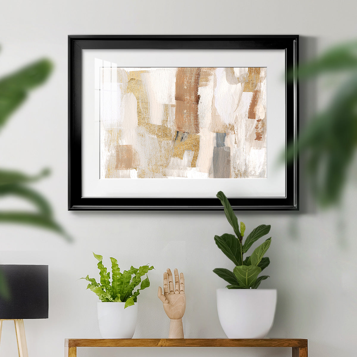 Gold Quartz I Premium Framed Print - Ready to Hang