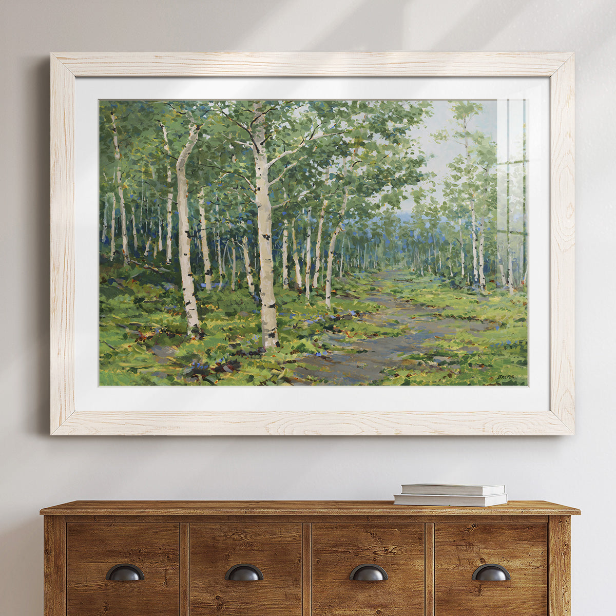 In the Forest - Barnwood Framed Art Print