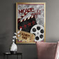 Movie Night II - Modern Framed Canvas Print