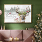 Holiday Deer Collection A - Floater Framed Canvas Print