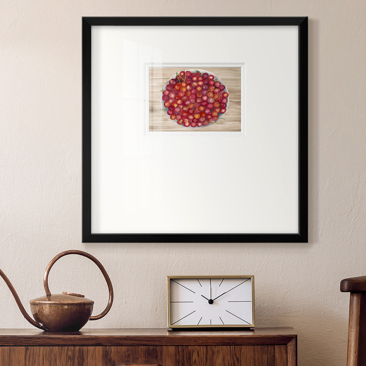 Bowls of Fruit IV Premium Framed Print Double Matboard