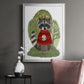 Hot Chocolate Raccoon - Modern Framed Canvas Print