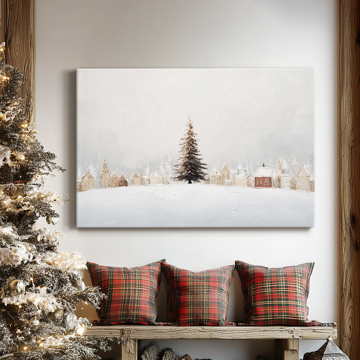 Silver Silence of Eve - Canvas Art Print