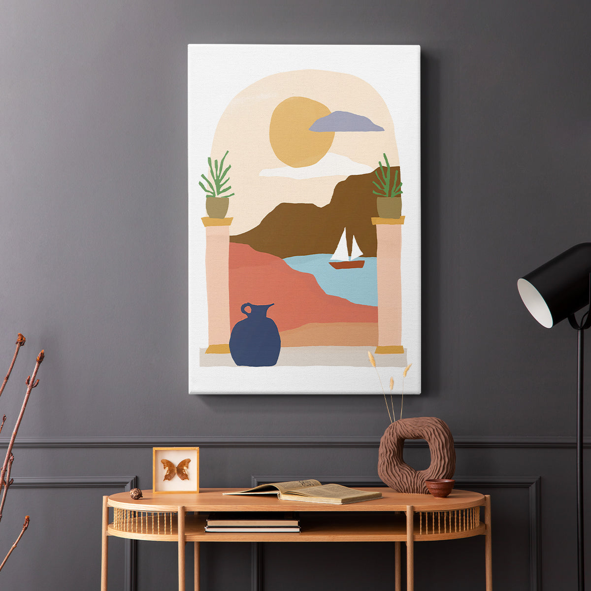 Paper Scene III - Canvas Art Print