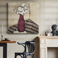 Retro Red Vase - Canvas Art Print