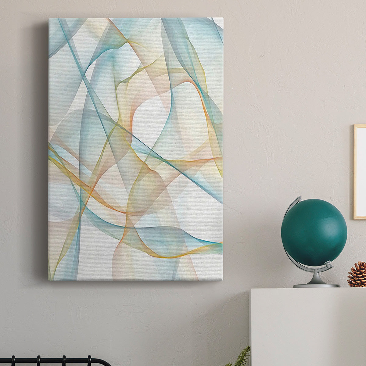 Curves and Waves III - Canvas Art Print