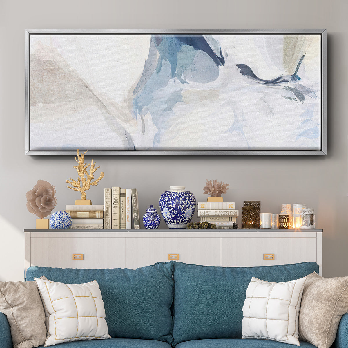 Fresh Air IV - Floater Framed Canvas Print