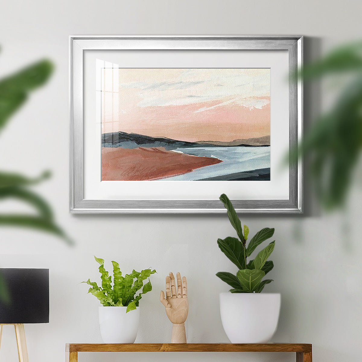 Paynes Coast I - Modern Framed Art Print