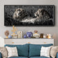 Mara Lions - Floater Framed Canvas Print