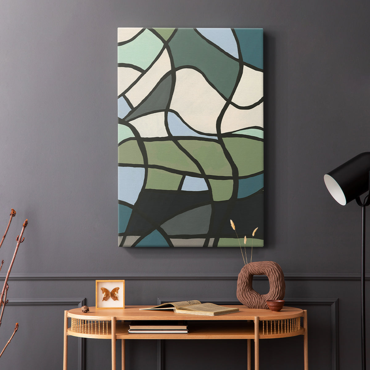 Multicolor Stained Glass II - Canvas Art Print