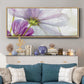 Frozen Floral I - Floater Framed Canvas Print