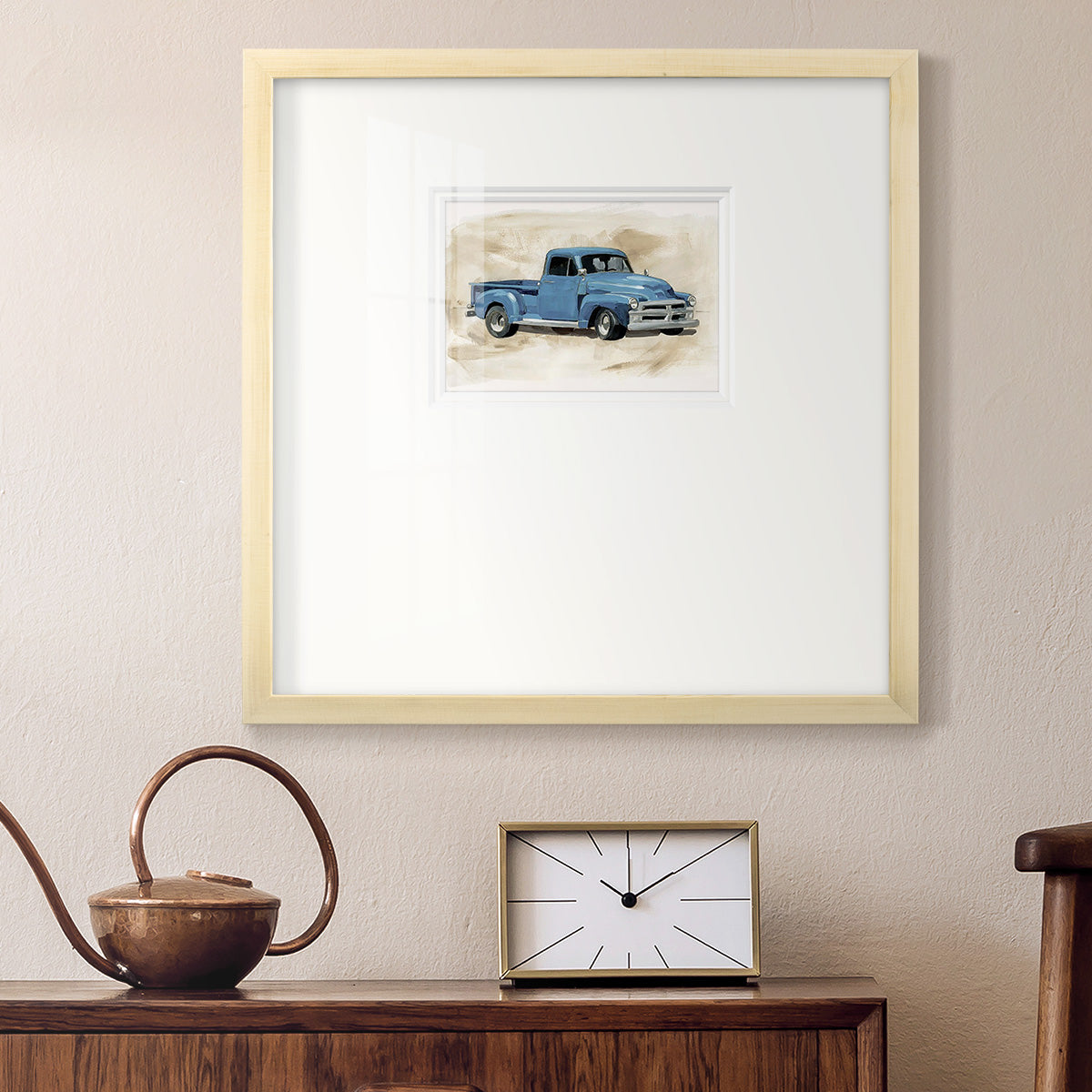 Pickup I Premium Framed Print Double Matboard