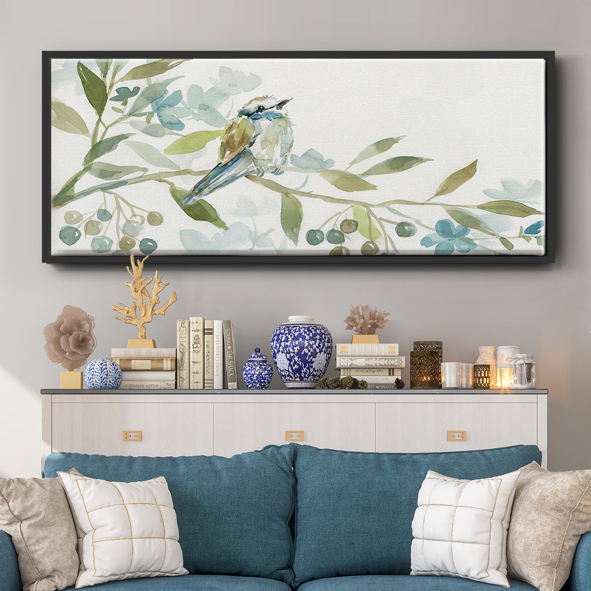 Beginning of Spring I - Floater Framed Canvas Print