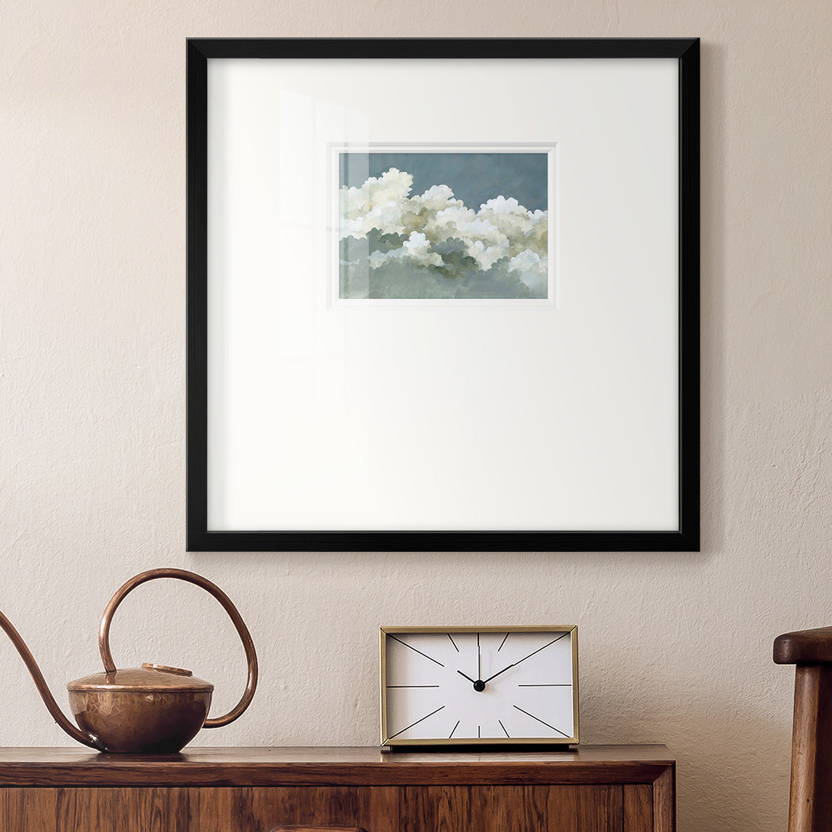 Big Clouds III Premium Framed Print Double Matboard