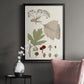 Leaves & Berries II - Modern Framed Canvas Print