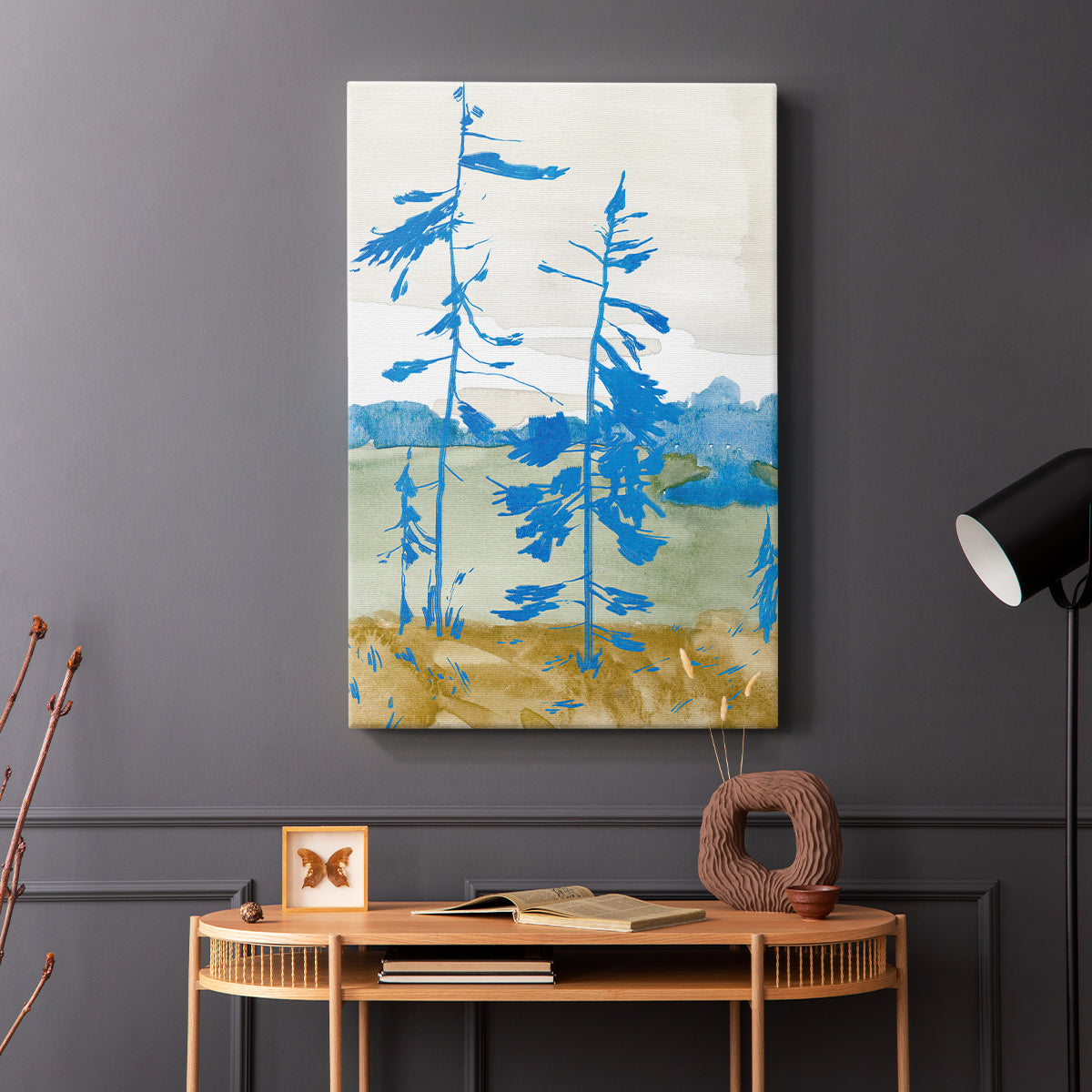Cerulean Spruce I - Canvas Art Print