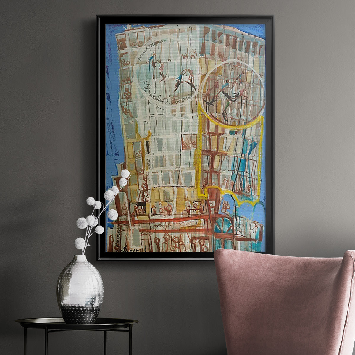 Bandaloo I - Modern Framed Canvas Print