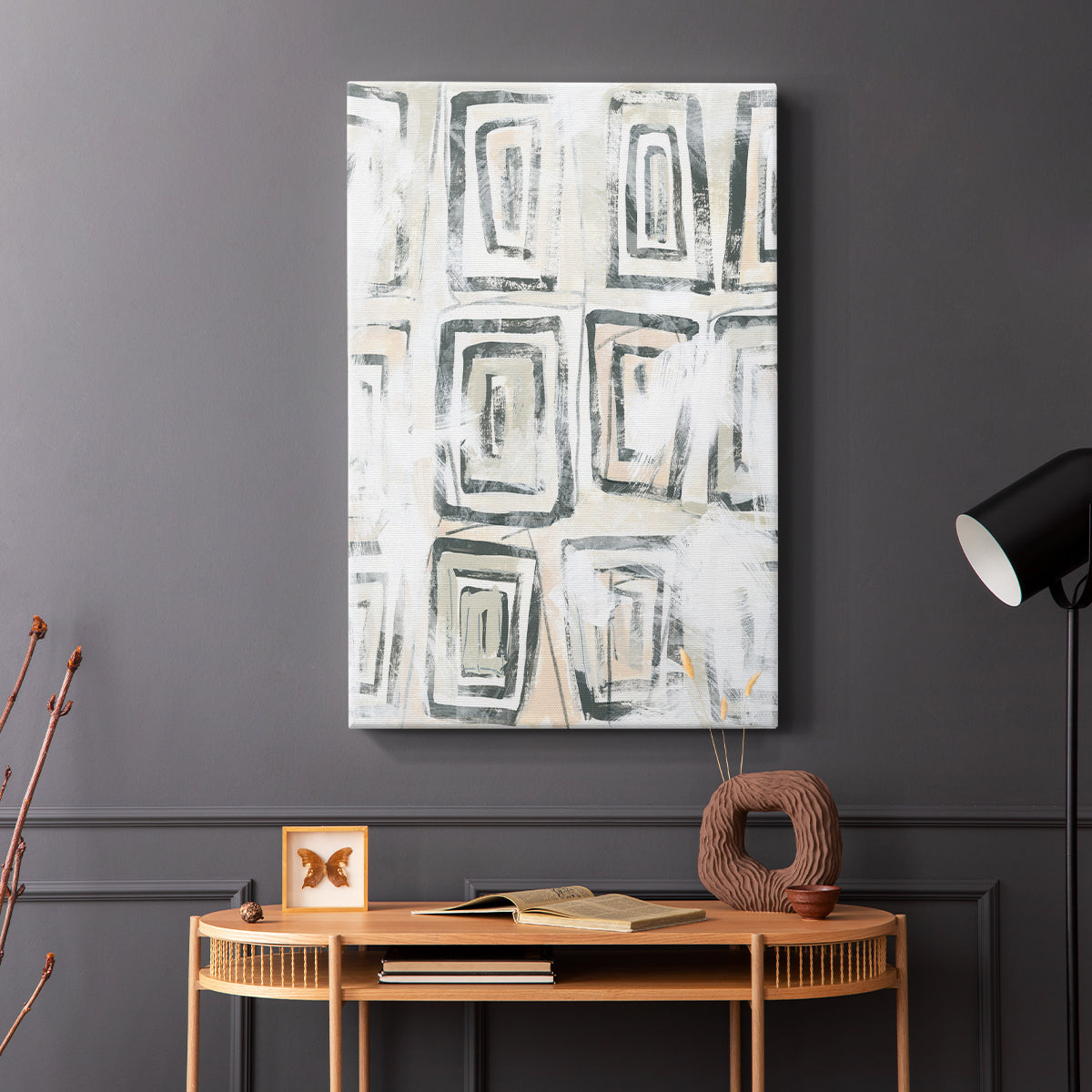 Sand Glyphs IV - Canvas Art Print