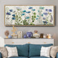 Blue Meadow - Floater Framed Canvas Print