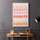 Donuts - Canvas Art Print
