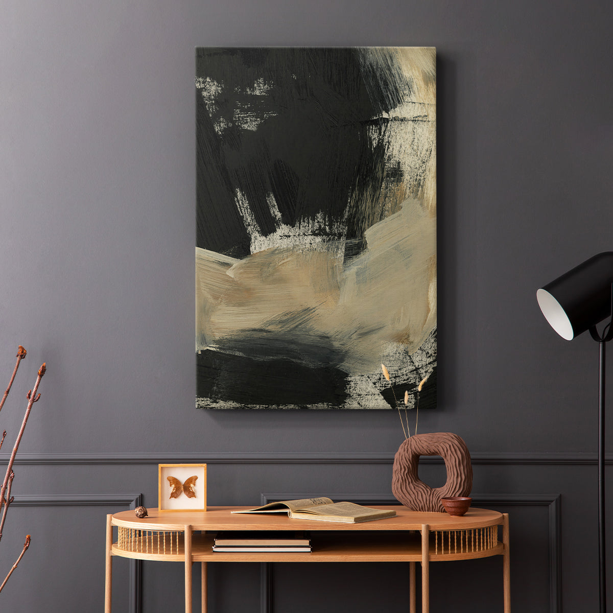 Baked Paintstrokes VI - Canvas Art Print