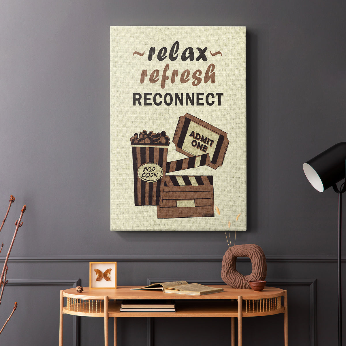Movie Time IV - Canvas Art Print