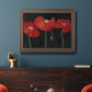 Poppy Trio I Premium Framed Canvas- Ready to Hang