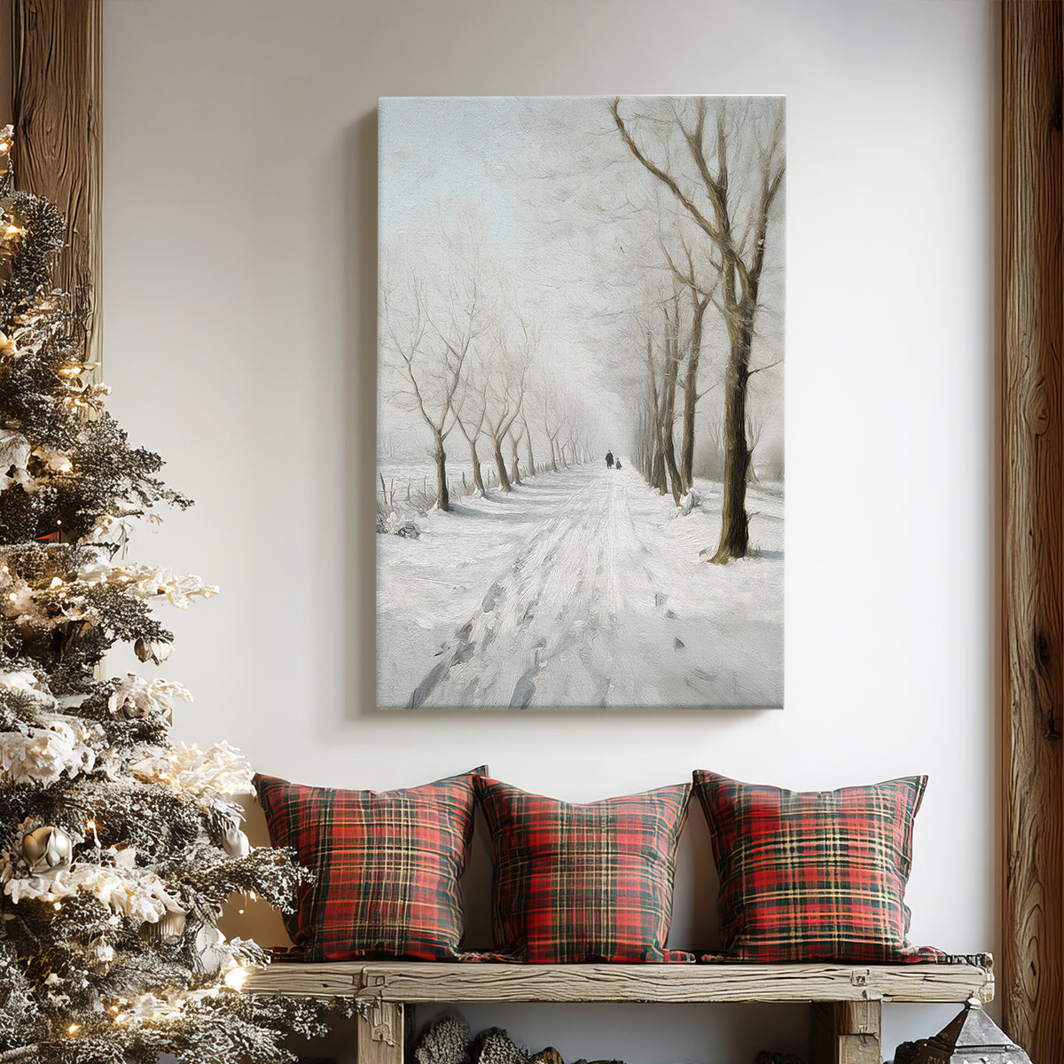 Frostlit Blessing of Midwinter - Canvas Art Print