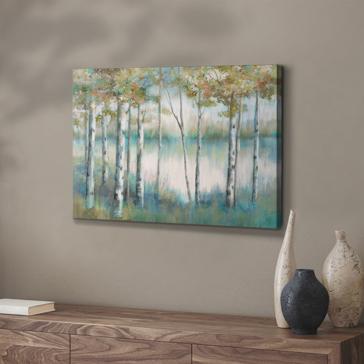 Aspen Lake - Canvas Art Print