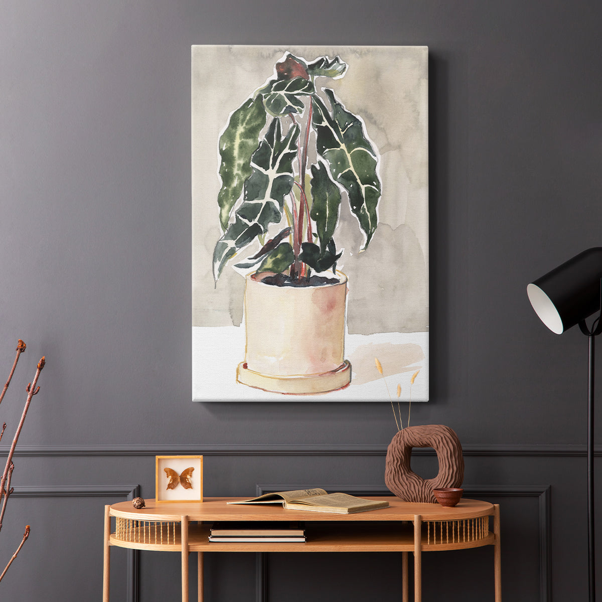 Potted Houseplant I - Canvas Art Print