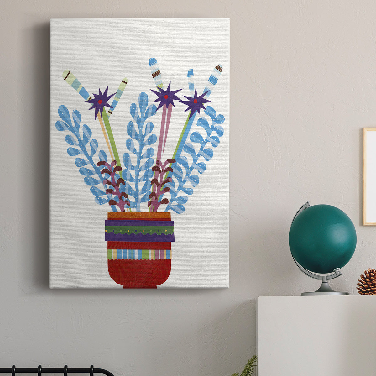 Cheerful Succulent IV - Canvas Art Print