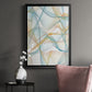 Curves and Waves IV - Modern Framed Canvas Print