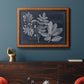 Foliage on Navy V Premium Framed Canvas- Ready to Hang