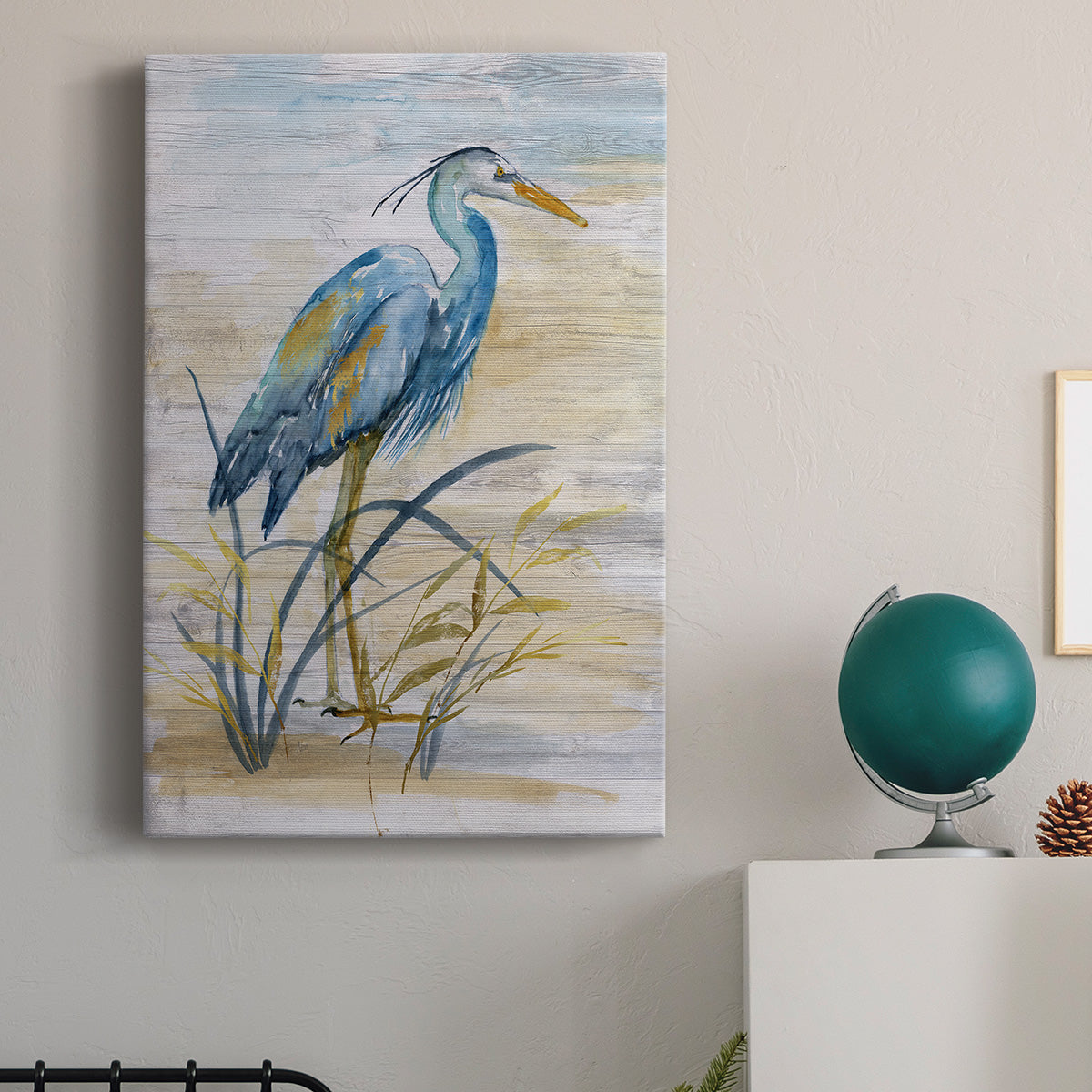 Blue Heron I Premium Gallery Wrapped Canvas - Ready to Hang