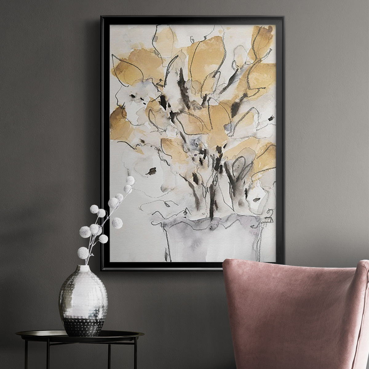Seasonal Gatherings I - Modern Framed Canvas Print