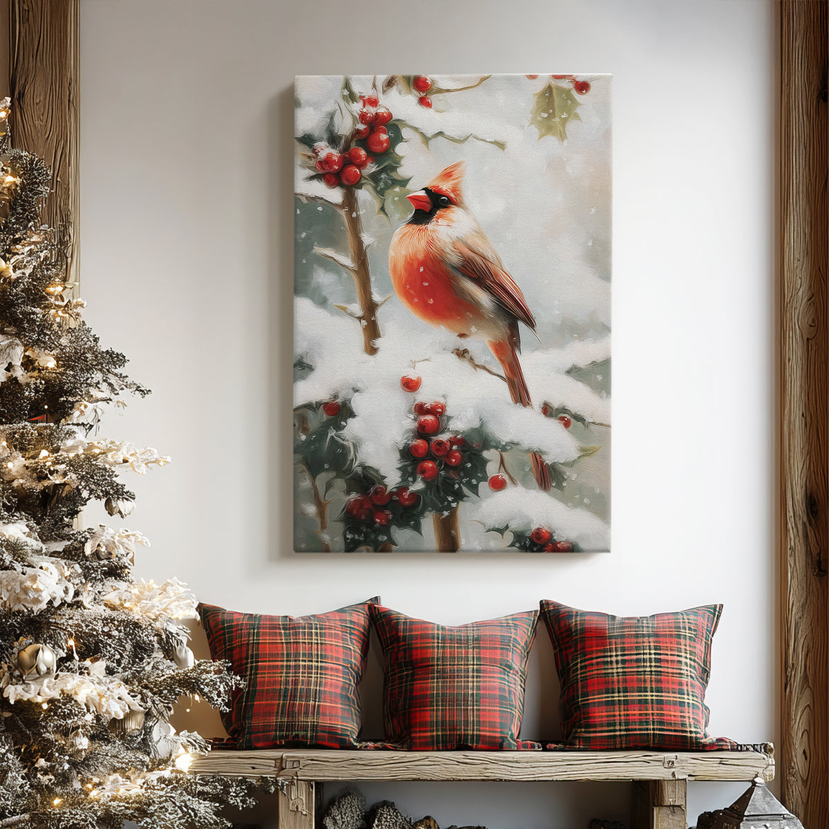 Golden Carols Serenade - Canvas Art Print