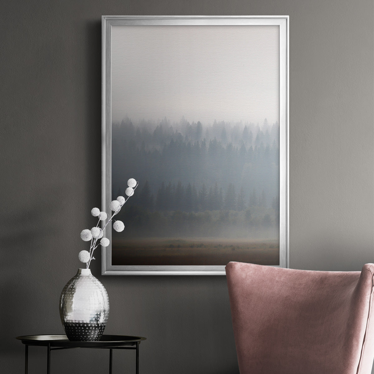 Morning Glow II - Modern Framed Canvas Print